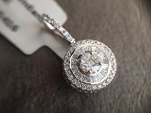 Load image into Gallery viewer, Shimmering round pendant with jacket and loop