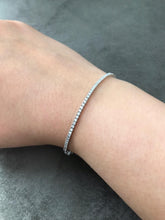 Load image into Gallery viewer, Shop 1.26 carat classic diamond bracelet in white gold at Dira London.com
