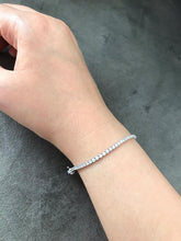 Load image into Gallery viewer, Shop 2.29 carat classic diamond bracelet in white gold at Dira London.com
