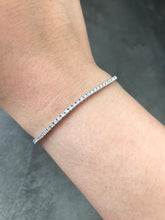 Load image into Gallery viewer, Shop 1.53 carat classic diamond bracelet in white gold at Dira London.com
