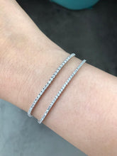 Load image into Gallery viewer, Shop classic diamond bracelets in 18 carat white gold at Dira London.com
