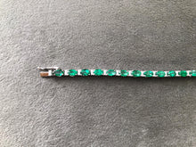 Load image into Gallery viewer, Classic emerald and diamond bracelet
