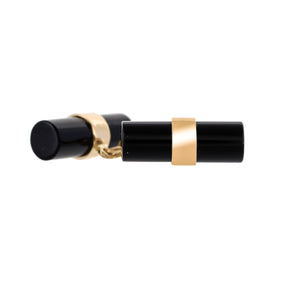 Gold and black onyx cufflinks