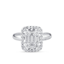 Load image into Gallery viewer, White gold ring with 37 natural diamonds

