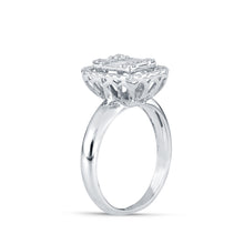Load image into Gallery viewer, White gold ring with 37 natural diamonds

