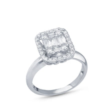 Load image into Gallery viewer, White gold ring with 37 natural diamonds
