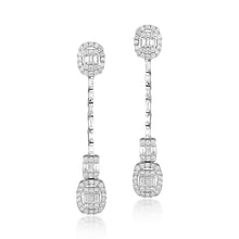 Load image into Gallery viewer, Diamond drop earrings (1+ ct)
