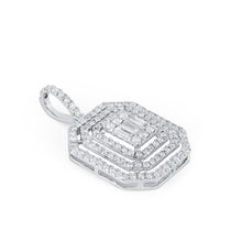 Load image into Gallery viewer, The octagon diamond pendant
