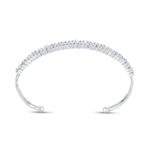 Baguette diamond bracelet