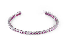 Load image into Gallery viewer, Ruby and diamond bracelet
