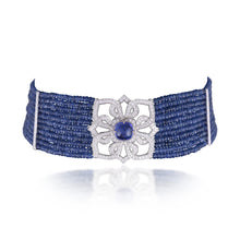 Load image into Gallery viewer, Luxe sapphire and diamond choker
