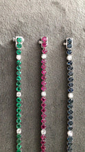 Load image into Gallery viewer, Emerald and diamond bracelet
