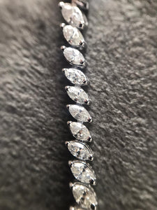 Marquise diamond bracelet (4.35ct)