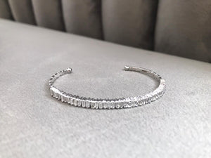 Baguette diamond bracelet