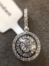 Load image into Gallery viewer, Shimmering round pendant with jacket and loop
